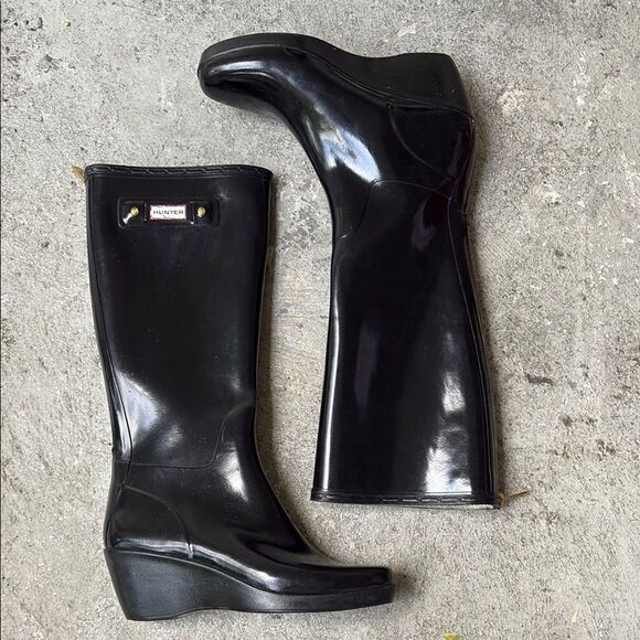Hunter Moss wedge rain boot - Picture 1 of 8